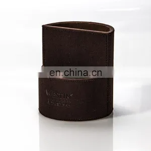 Popular Promotion Gift Oxford Pencil Vase/Leather Pen Stand thumbnail-2