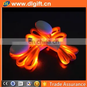 Led Light Up Shoelaces Nylon Material Led Shoelaces Light , Crazy Led Glow Shoelaces thumbnail-2