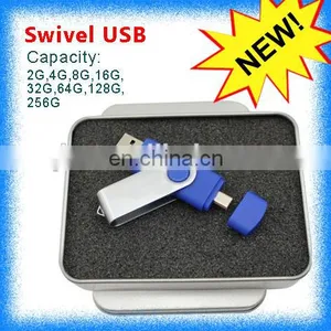 Wholesale 2.0/3.0 2GB/4GB/8GB Swivel USB Flash Drive Pen Drive Free Sample thumbnail-3