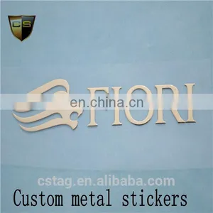 Customized Gilded Metal Car Sticker Gold Silver Black Red thumbnail-5