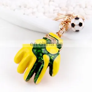 High Quality Metal Football T-shirts Keychains Custom Football Theme Jewelry Football Keychain Gifts Handle Bag Accessories thumbnail-5