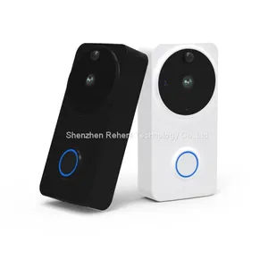 OEM ODM REHENT Tuya Smart Life Wi-Fi Two Way Talking Battery-powered Intercom System Smart Doorbell thumbnail-4