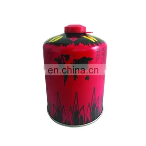 Hebei Screw Valve Butane Gas Cartridge and Butane Gas 450g thumbnail-6
