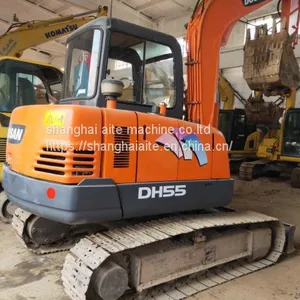 High Quality Doosan DH55 Mini Excavator Crawler Moving Type,Secondhand Doosan Mini Crawler/wheel Excavator With Hydraulic Engine thumbnail-3