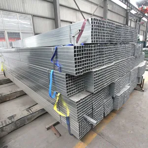 Q235B Low Carbon Steel Pipe Pre-Galvanized/Hot Galvanized Square/Rectangular Steel Pipe thumbnail-3
