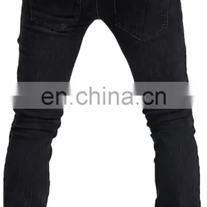 DiZNEW Bulk Wholesales Men's Super Biker Jeans Ripped Stretch Jeans Pants thumbnail-4