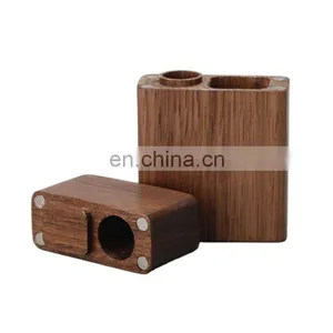 HQP-XJ16 HongQiang Wooden Custom Weed Smoking Cigarette Case Pipe Smoking Accessories Hitter Dugout thumbnail-2