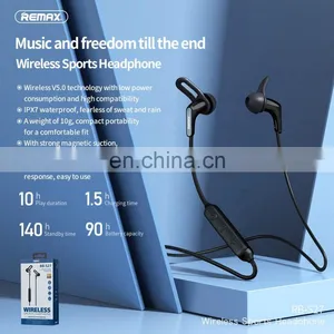 Remax 2020 Popular Wireless Sports Earphone Music Talking Headset Bluetooth Earphone thumbnail-4