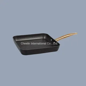 Non-stick Forged Aluminium Grill Pan With Marble Coating thumbnail-1