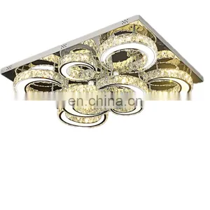 Newest Fashionable Crystal Ceiling Lamp LED Light thumbnail-1