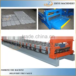 Color Steel Corrugation Metal Roofing Sheet Making Line/metal Wall Panel Cold Forming Production Line thumbnail-3