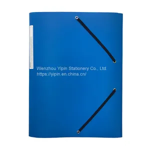 PP 3 Flap Folder Spine With Pocket, Elastic Folder for Office for School, Statioinery thumbnail-4