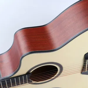 High Quality Plywood Acoustic Guitar 40 Inch OEM Guitar Made in China for Sale thumbnail-3