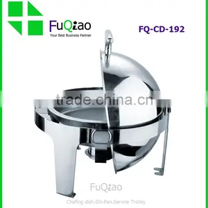 Good Suppliers 4-Quart Heavy Duty Professional Stainless Steel Hotel Chafing Dish thumbnail-1