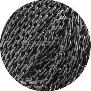 68MM Black Painted Stud Link Marine Anchor Chains With CCS Certificate thumbnail-1