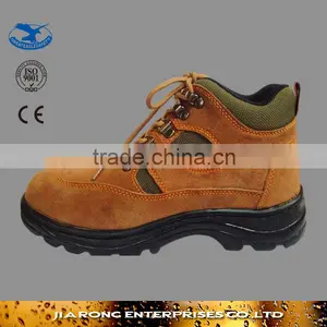 Hot Selling Mid-cut Embossed Leather Safety Shoes SS018 thumbnail-1