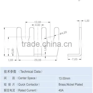 Industrial Terminal Block Accessories Terminal Block Different Types Wire Connector thumbnail-2