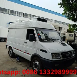 Good Price IVECO Brand 4*2 Refrigerated Minivan Car for Sale, thumbnail-1