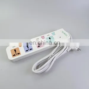 Cheap Price 3*0.5 Copper Wire Independent Switch Universal Extension Socket Electrical 220V thumbnail-5