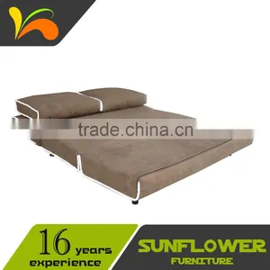 Fabric Leisure Three Folded Sofa Bed With 2 Back Pillows thumbnail-4