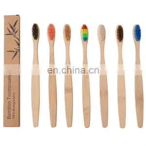 Wholesale Eco Friendly Bamboo Toothbrush Biodegradable Customize Manufacturer thumbnail-1