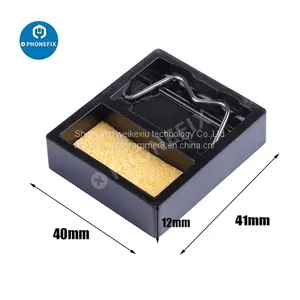 Micarta Soldering Iron Stand With Cleaning Sponge thumbnail-1
