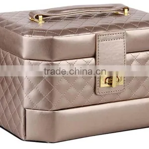 Custom Make Leather Jewelry Box Travel Case and Lock thumbnail-3