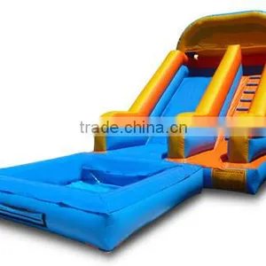 Inflatable Floating Water Slide With Pool for Kids and Adults thumbnail-6