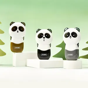 OEM Customized Correction Tape Panda Shape Office Student Promotional 5mm*12m Black and Brown Cute Cartoon White Out Tape thumbnail-5