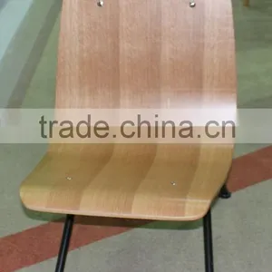 Replica European Style Powder Coated Steel Frame Plywood Jean Prouve Antony Chair for Living Room thumbnail-2