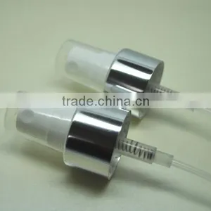 24/410 High Quality Shiny Silver Pump Mist Sprayer thumbnail-1
