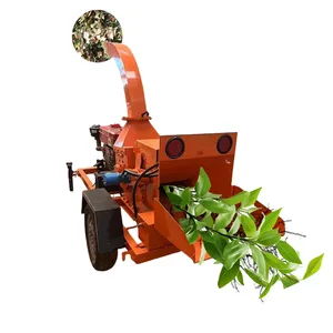 Electric Leaf Shredder Tree Branch Leaf Wood Chippers Branch Chopper Retail for Wood Chip Processing thumbnail-1
