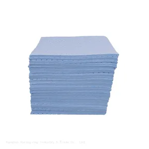 Factory Low Price Blue Color Universal Liquid Spill Absorbent Mats thumbnail-1