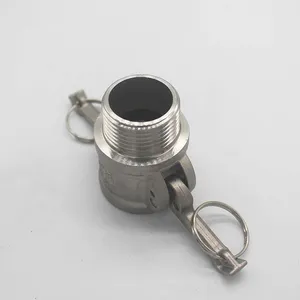 Stainless Steel Quick Connector Type b, Cast for Engineering Vehicles and Tank Trucks, Quick Installation and Connection Ferrule Threaded Connector for Pipelines thumbnail-3
