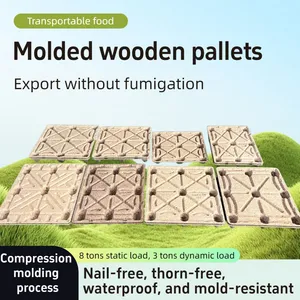 Standard / Non-Standard Molded Wood Pallets Static Load: 3 Tons Exempt From Export Quarantine thumbnail-1