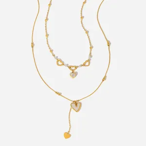 18K PVD Gold Plated Stainless Steel Chain Necklace - Non-Fade Fashion Jewelry thumbnail-5