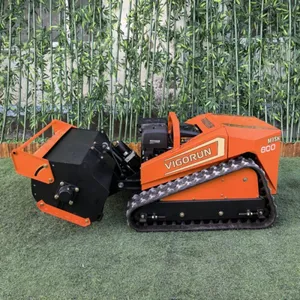 Vigorun Industrial 4-Stroke 420cc Gasoline Radio Controlled Mulcher Lawn Mower With 800mm Cutting Height for Golf Courses thumbnail-1