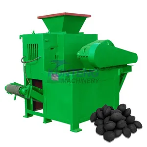 Coal Powder Compress Ball Briquette Machine Charcoal Brickets Making Machine Manufacturing Production Compressed Coal Machine EPC thumbnail-1