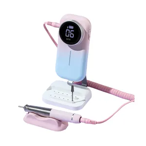 UV-805 0-25000RPM Coreless Motor Electric Nail Drill With Magnetic Storage Stand & LCD Display thumbnail-3