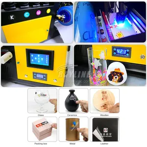 Two in One UV DTF Printer Print on AB Film Sticker Making Machine for Metal Wood Glass A3 Dual Epson I608 UV DTF Printer thumbnail-2
