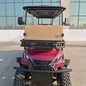 New 4+2 Six-seater Electric Golf Cart and Patrol Vehicle for Export Trade, Customizable by Original Manufacturer thumbnail-4