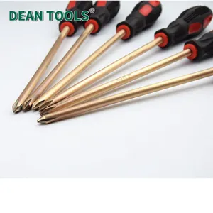 BERYLLIUM COPPER SCREWDRIVER SLOTTED FLAT NON SPARKING TOOLS 8*200MM thumbnail-2