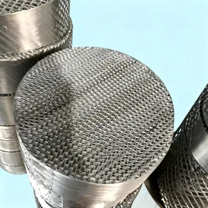 Custom Segmented Metal Structured Packing for Tower Manway Installation thumbnail-1