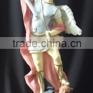 Polyresin Religious Handmade Decoration of Archangel Michael Statue thumbnail-2