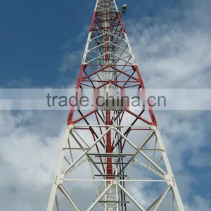 16m Q345 Bitumen Electrical Power Pole for Overhead Line Project thumbnail-3