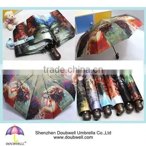 Russian Market Umbrella is Automatic Folding Umbrella thumbnail-1