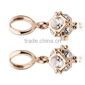 Latest Design Diamond Earring Fashion Luxury Women Jewelry thumbnail-2
