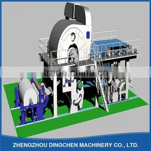 1880mm Small Type Toilet Paper Manufacturing Machine Paper Making Line thumbnail-3