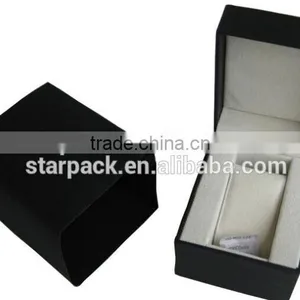 W1455-3 Factory Wholesale Velvet Watch Cushion Wooden Single Watch Boxes thumbnail-2