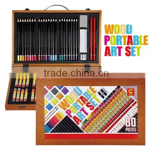 High Quality Wooden Art Set New Stationery Products thumbnail-3